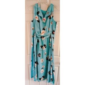 Anne Klein Light Blue Floral Dress